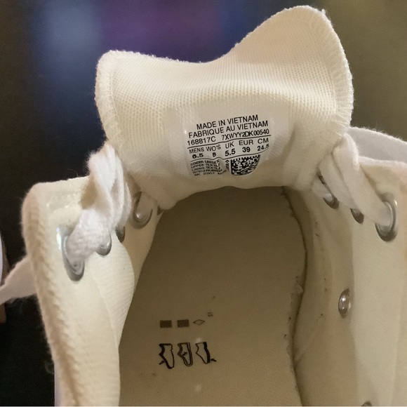 Converse White Platform Sneakers - Picture 12 of 12